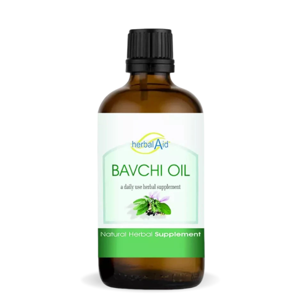 HerbalAid Bavchi Oil For Vitiligo, Leucoderma, Skin Pigmentation & Psoriasis